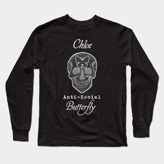 Anti Social Butterfly - Chloe Long Sleeve T-Shirt by  EnergyProjections